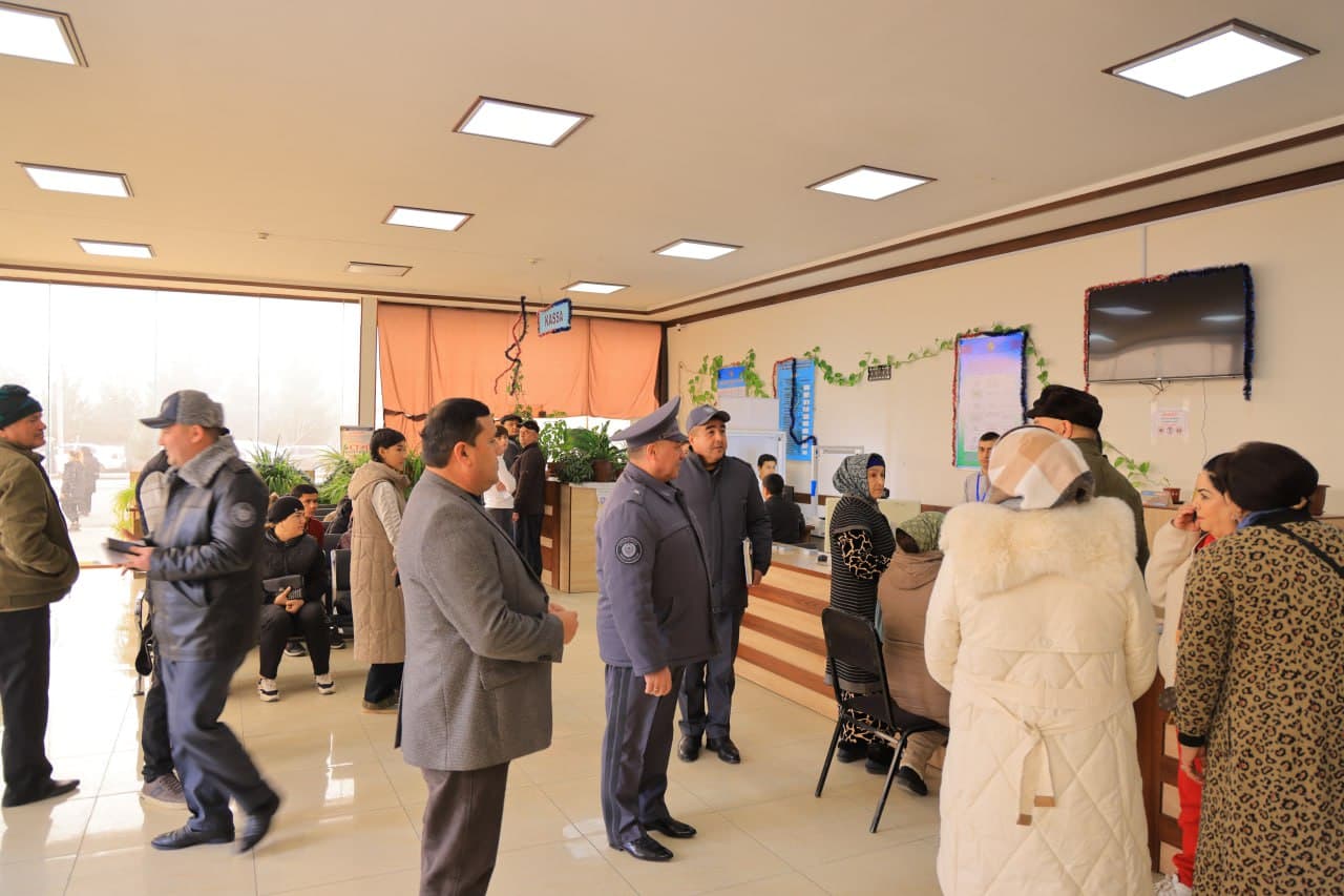 Ichki ishlar vazirligi rahbariyati Buxoro viloyati hududlarida oʻrganishlar olib bormoqda