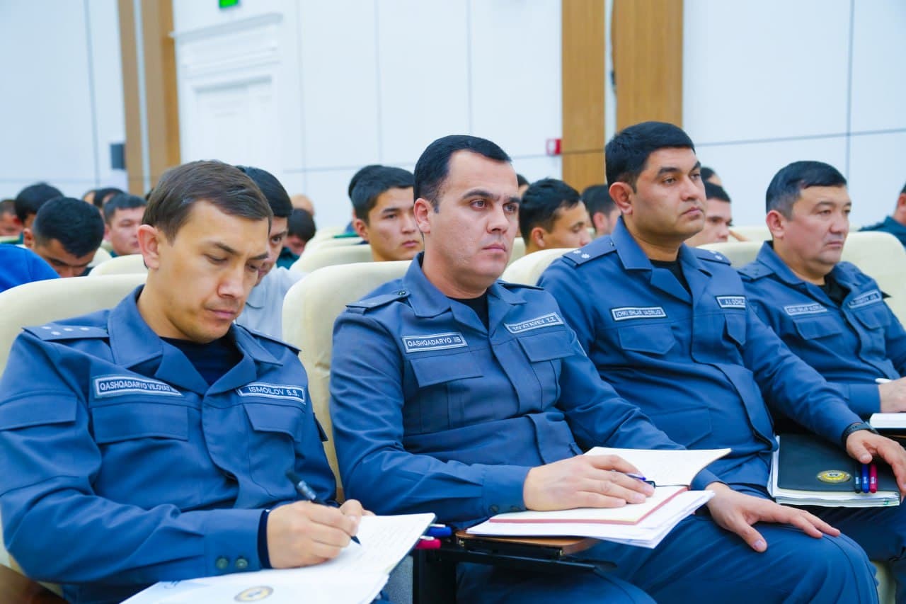 Qashqadaryo viloyati IIBda oʻtgan yilda amalga oshirilgan ishlar, boshqaruv va xizmat faoliyati samaradorligini oshirishga qaratilgan tahliliy-tanqidiy yigʻilish boʻlib oʻtdi