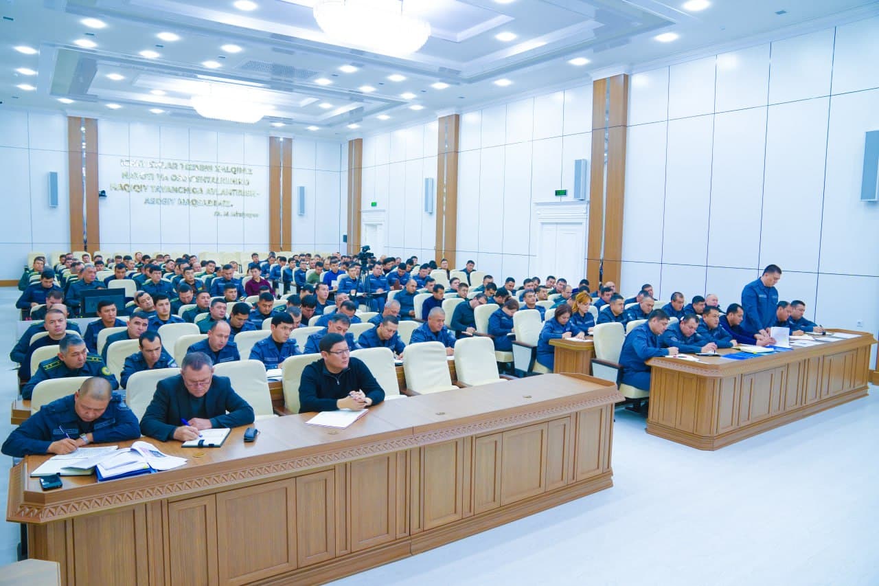 Qashqadaryo viloyati IIBda oʻtgan yilda amalga oshirilgan ishlar, boshqaruv va xizmat faoliyati samaradorligini oshirishga qaratilgan tahliliy-tanqidiy yigʻilish boʻlib oʻtdi