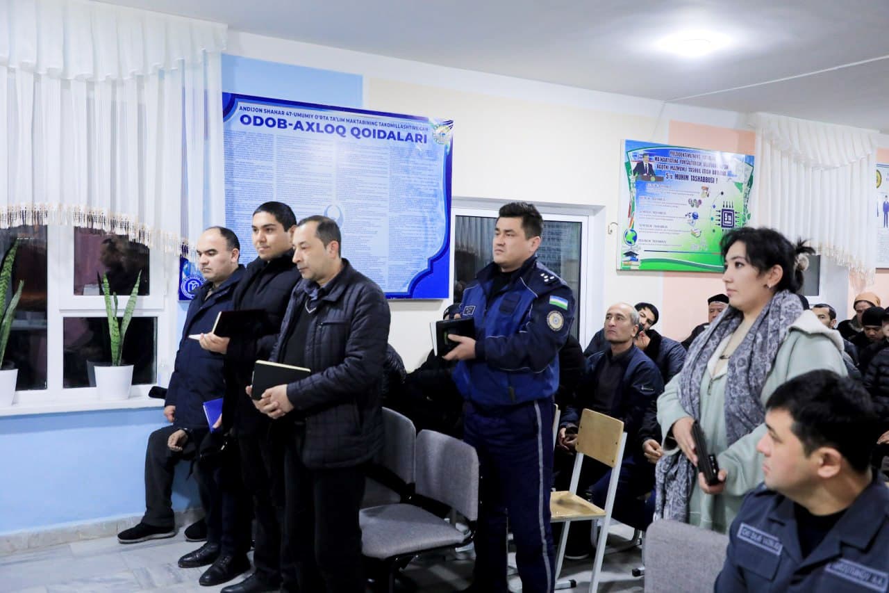 Andijon shahrida sodir etilgan jinoyat sabablari keng jamoatchilik oʻrtasida muhokama qilindi