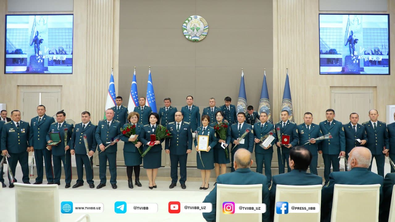 В ГУВД Ташкентской области состоялось торжественное мероприятие по случаю "14 января – Дня защитников Родины"