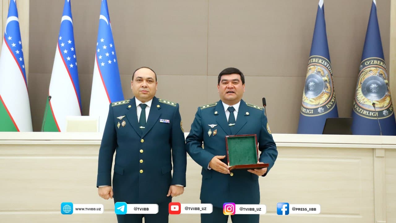 В ГУВД Ташкентской области состоялось торжественное мероприятие по случаю "14 января – Дня защитников Родины"