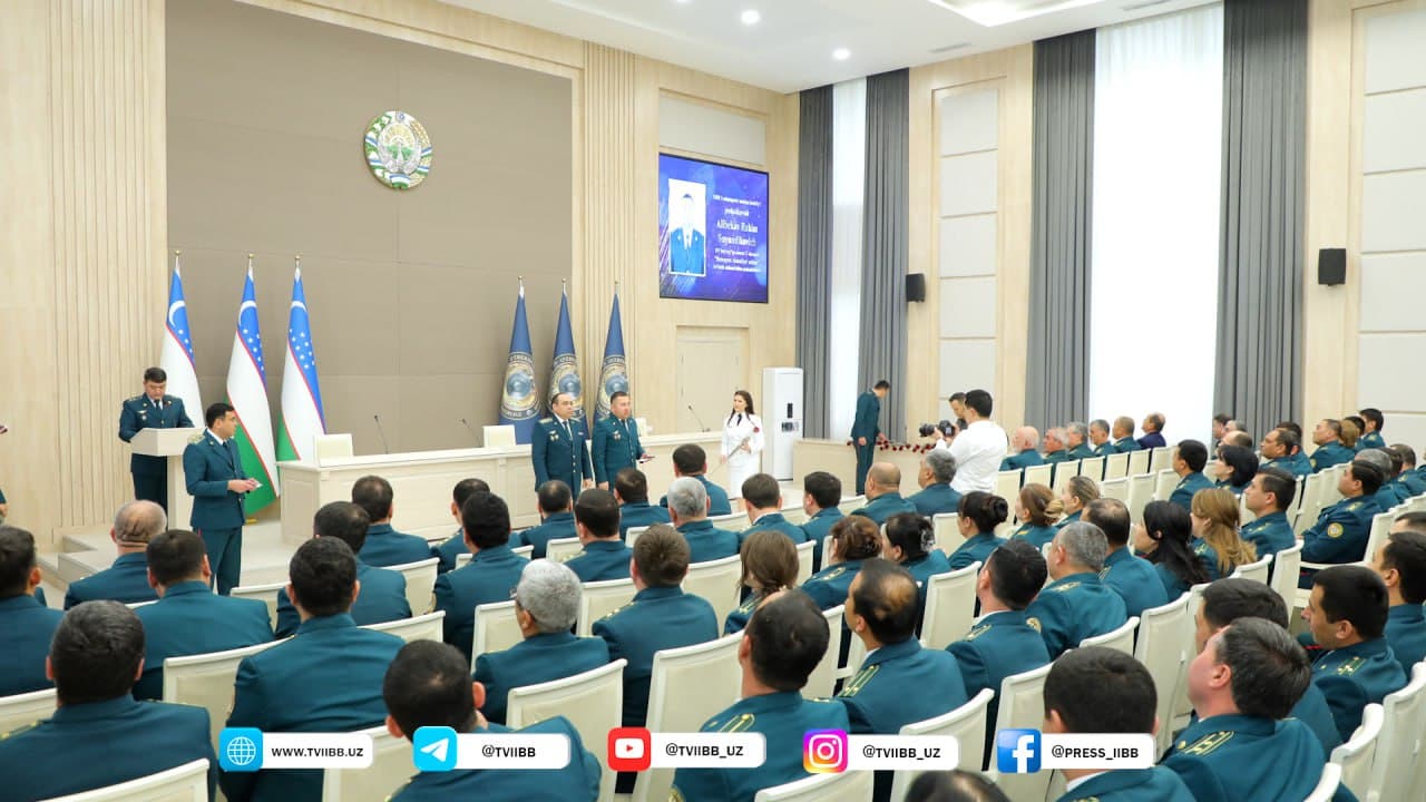 В ГУВД Ташкентской области состоялось торжественное мероприятие по случаю "14 января – Дня защитников Родины"