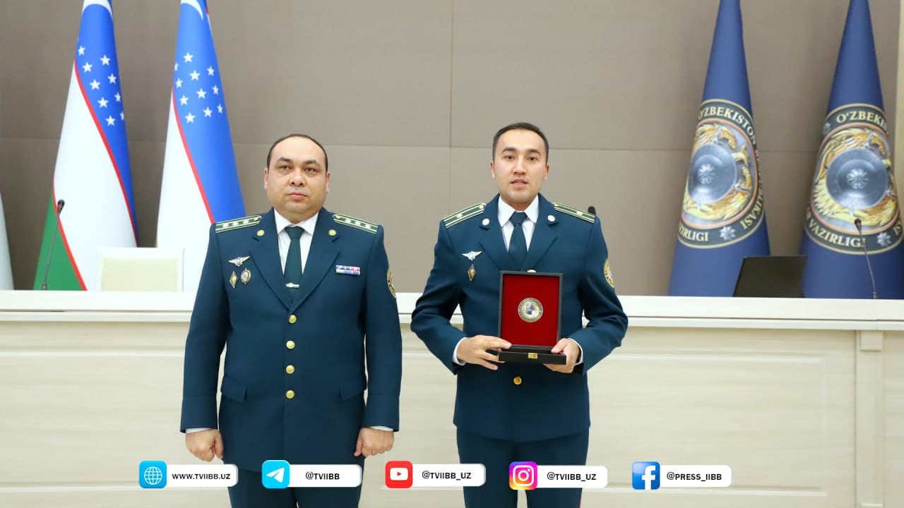 В ГУВД Ташкентской области состоялось торжественное мероприятие по случаю "14 января – Дня защитников Родины"