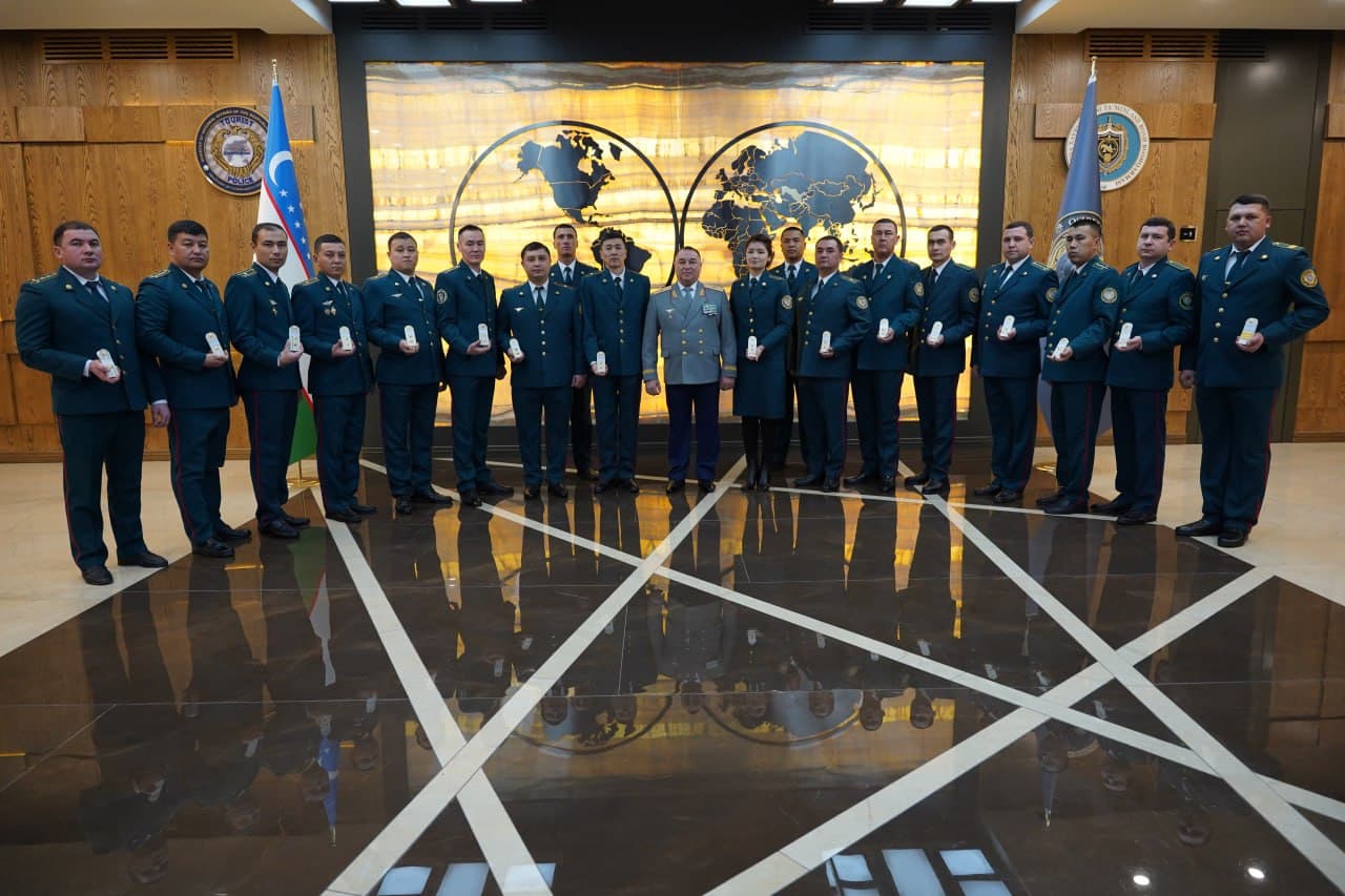 IIV Transport va turizm obyektlarida xavfsizlikni taʼminlash departamentida Qurolli Kuchlar tashkil topganining 34-yilligi hamda Vatan himoyachilari kuni munosib nishonlandi