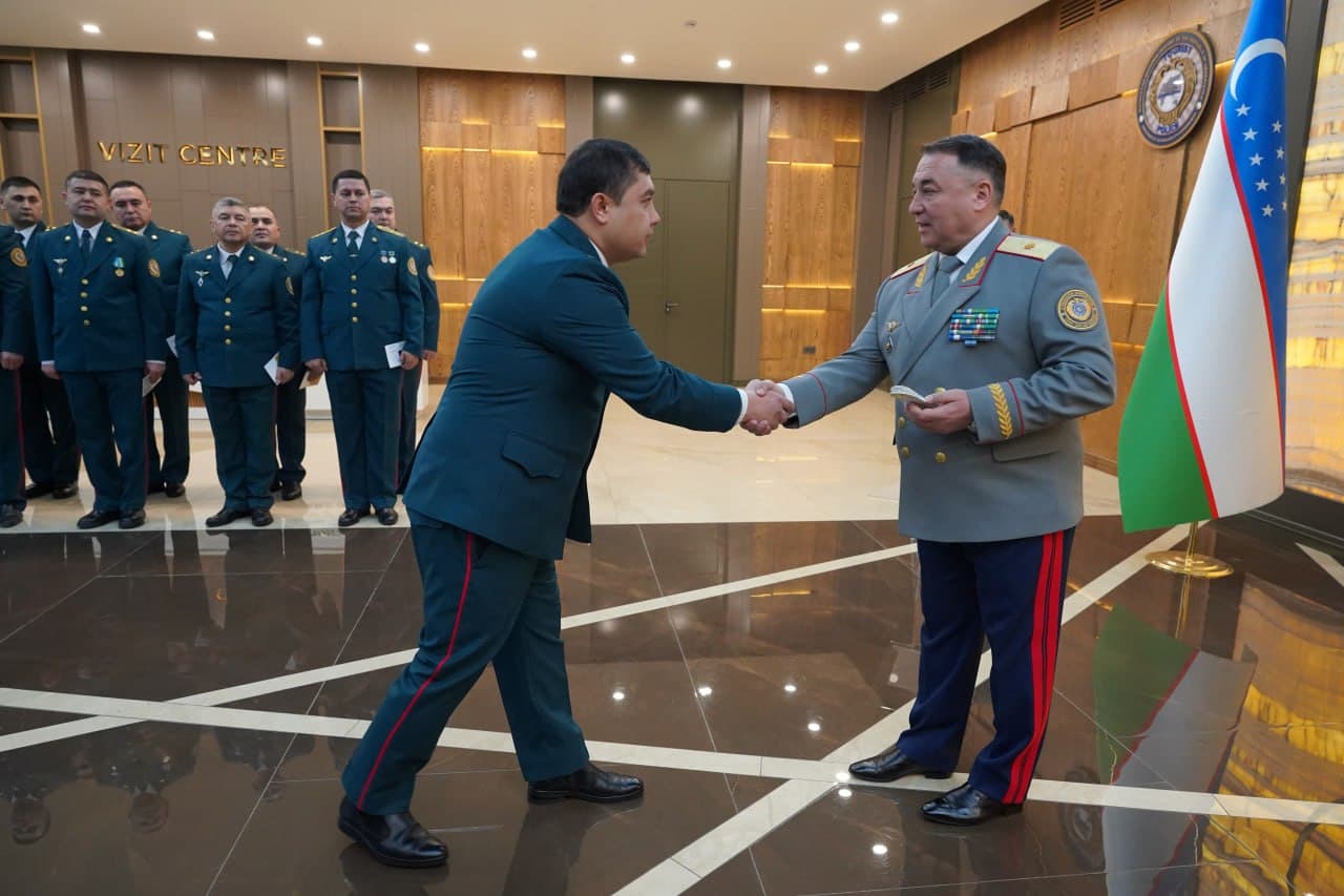 IIV Transport va turizm obyektlarida xavfsizlikni taʼminlash departamentida Qurolli Kuchlar tashkil topganining 34-yilligi hamda Vatan himoyachilari kuni munosib nishonlandi