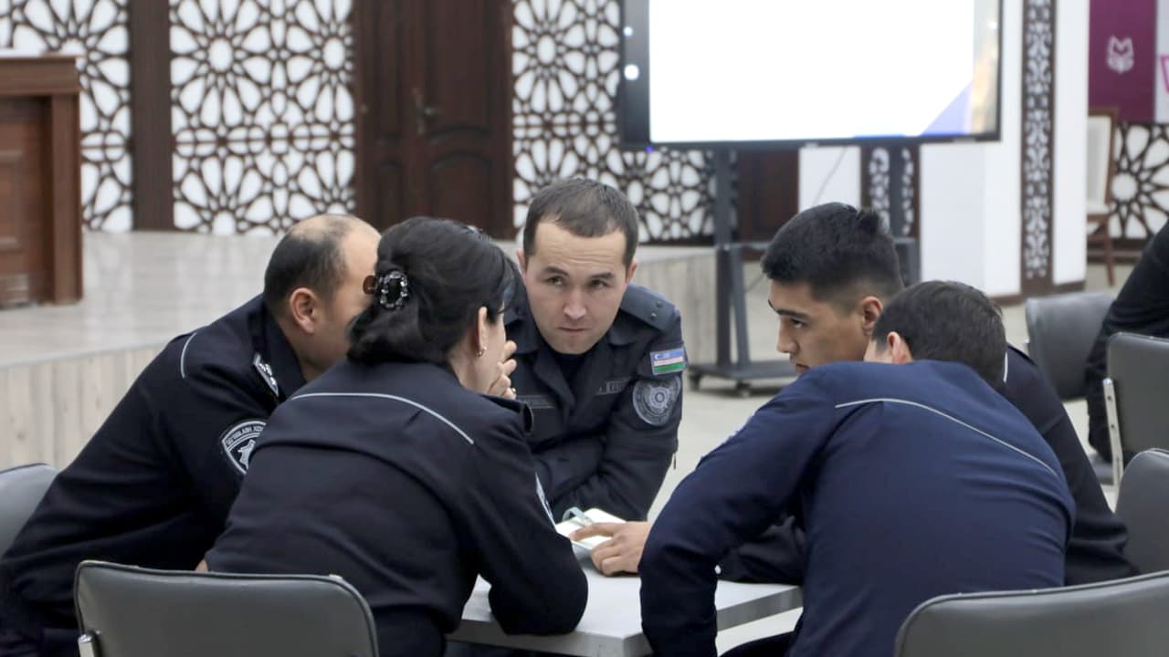 Среди сотрудников Службы охраны Джизакской области состоялась интеллектуальная игра «Заковат»