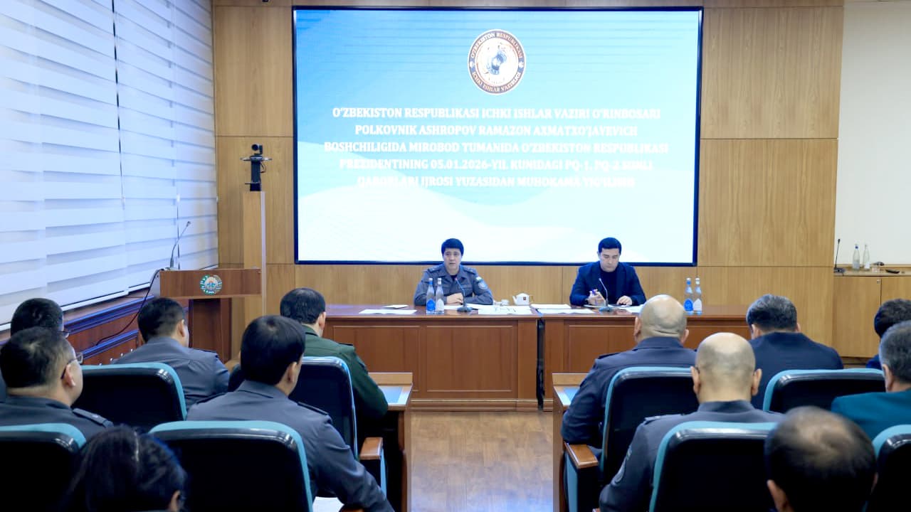 Toshkent shahar Mirobod tumanida Prezident qarori ijrosi muhokama qilindi