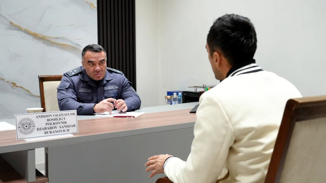 Andijon viloyati IIB rahbariyatining Oltinkoʻl tumanida aholining ijtimoiy va huquqiy masalalardagi murojaatlarini hal etishga qaratilgan sayyor qabuli boʻlib oʻtdi