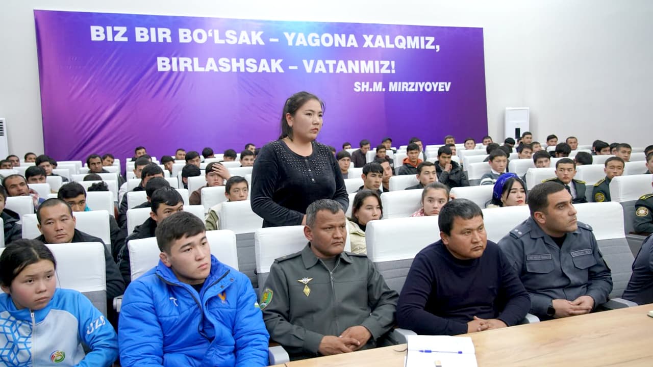 Surxondaryo viloyati IIB rahbariyati tomonidan Jarqoʻrgʻon tumanida uyushmagan yoshlar bilan uchrashuv tashkil etildi