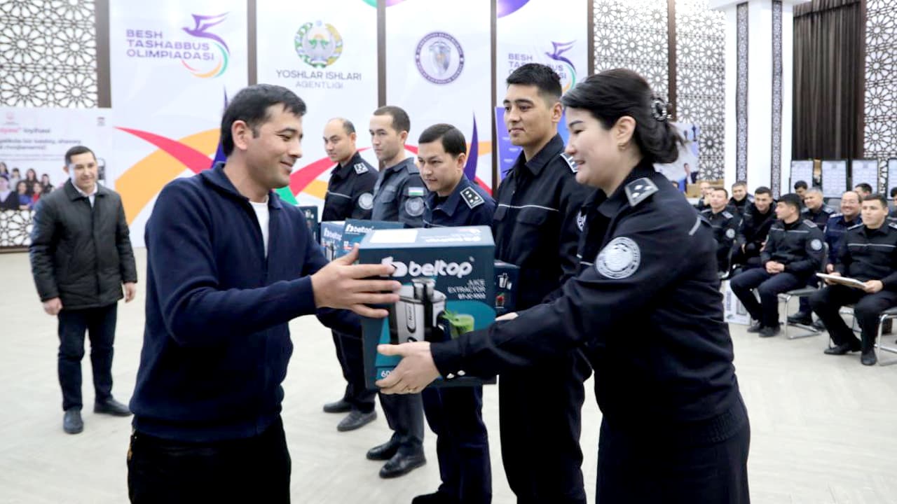 Среди сотрудников Службы охраны Джизакской области состоялась интеллектуальная игра «Заковат»