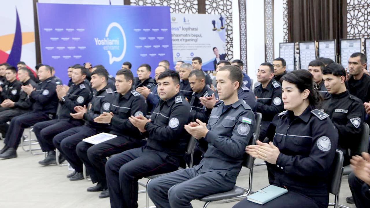 Среди сотрудников Службы охраны Джизакской области состоялась интеллектуальная игра «Заковат»