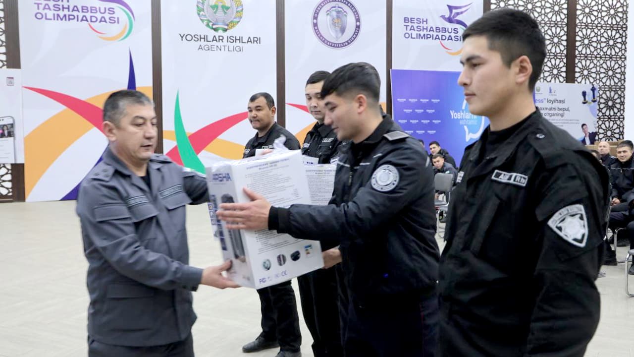 Среди сотрудников Службы охраны Джизакской области состоялась интеллектуальная игра «Заковат»