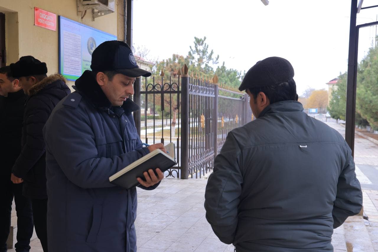К каждому обращению особое внимание: проведен очередной личный прием руководства УВД Бухарской области