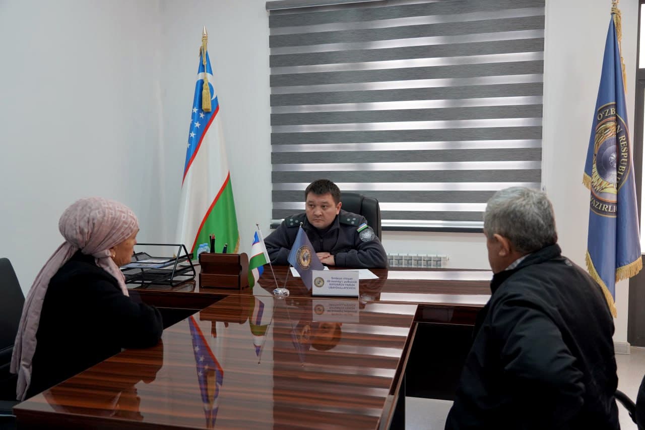 Руководством УВД Сырдарьинской области проведен очередной личный прием