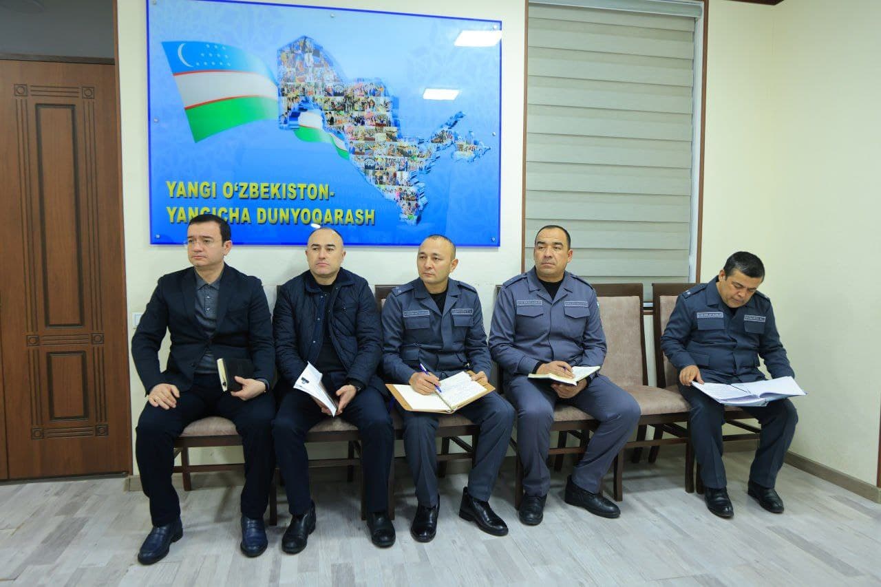 Наманган вилояти ИИБ биносида бошқарма раҳбариятининг фуқаролар учун қабули ўтказилди