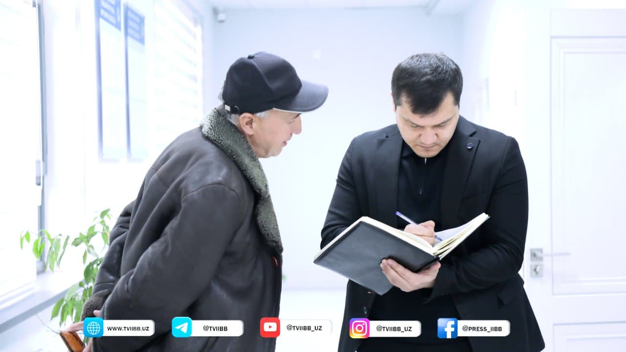 Тошкент вилояти ИИББ раҳбариятининг аҳоли билан шахсий қабул учрашувлари давом этмоқда