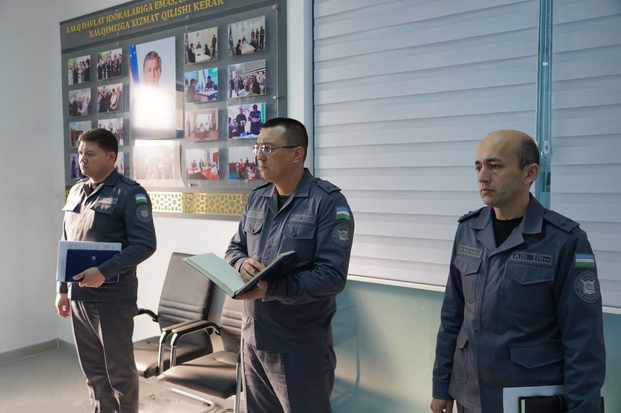 Руководством УВД Сырдарьинской области проведен очередной личный прием
