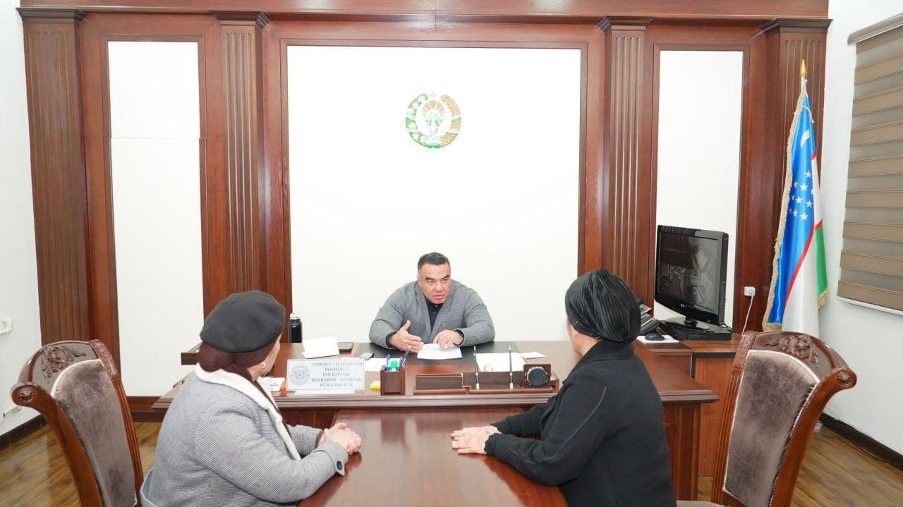 Andijon viloyati IIB rahbariyati tomonidan aholi murojaatlari yuzasidan navbatdagi shaxsiy qabul oʻtkazildi