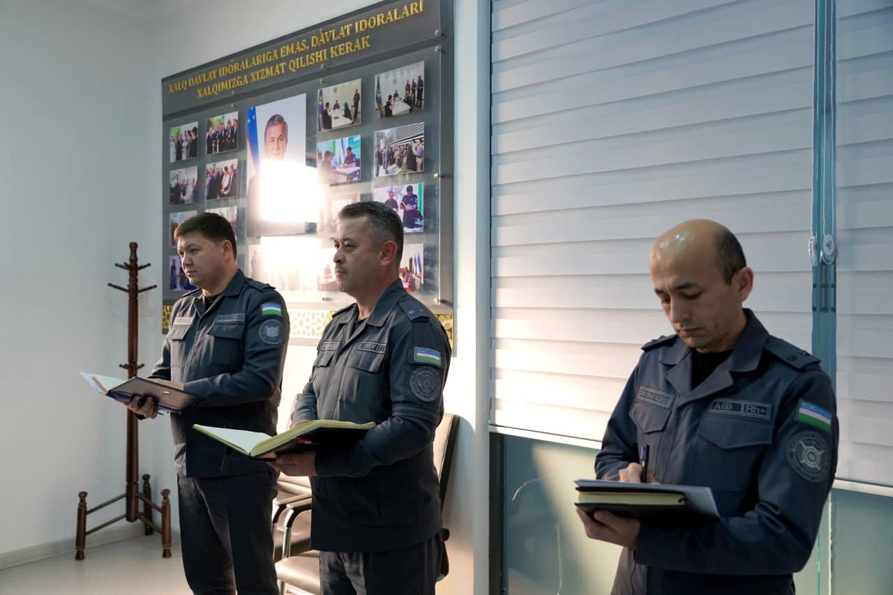 Руководством УВД Сырдарьинской области проведен очередной личный прием