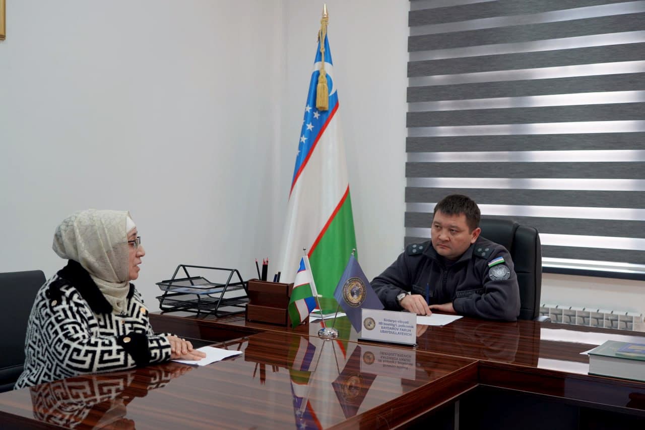 Руководством УВД Сырдарьинской области проведен очередной личный прием