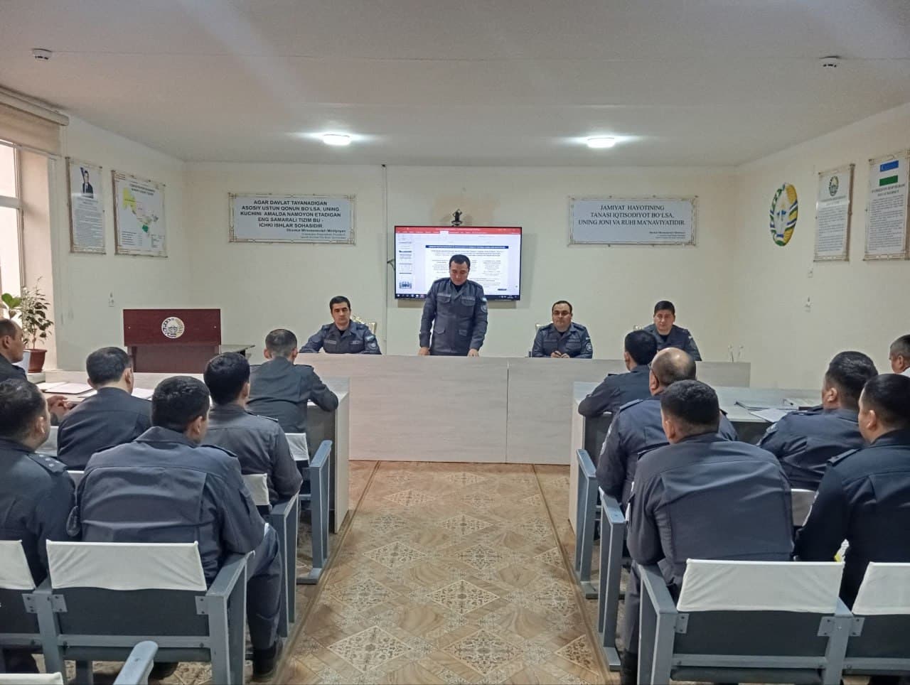 IIV ishchi guruhi tomonidan oʻquv-seminar mashgʻulotlari oʻtkazilmoqda