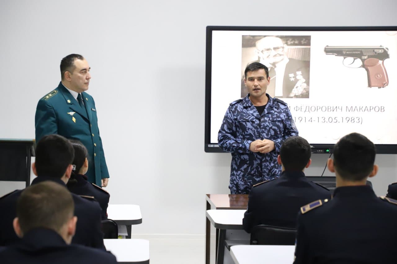 A demonstration training session was held for students of the "Temurbeklar Maktabi" Lyceum
