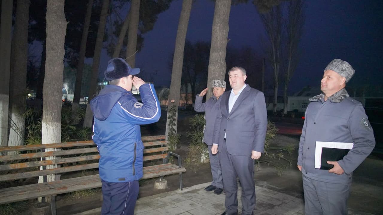 Surxondaryo viloyati Jarqoʻrgʻon va Muzrabot tumanlarida jinoyat va huquqbuzarliklarni barvaqt oldini olish hamda mahallalarda xavfsiz muhitni yaratish borasidagi ishlar oʻrganildi