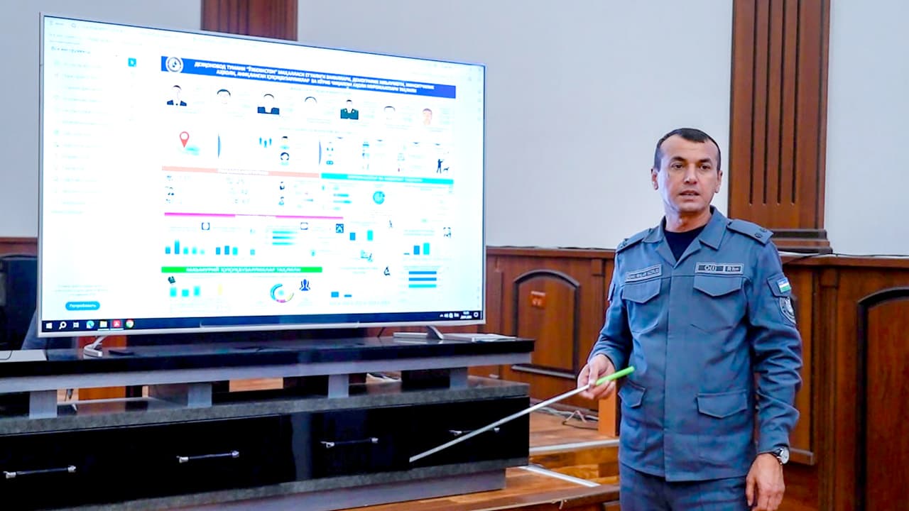 Қашқадарё вилояти ИИБ раҳбарияти томонидан Президент Қарорлари ижроси доирасида амалий семинар-тренинглар ўтказилди