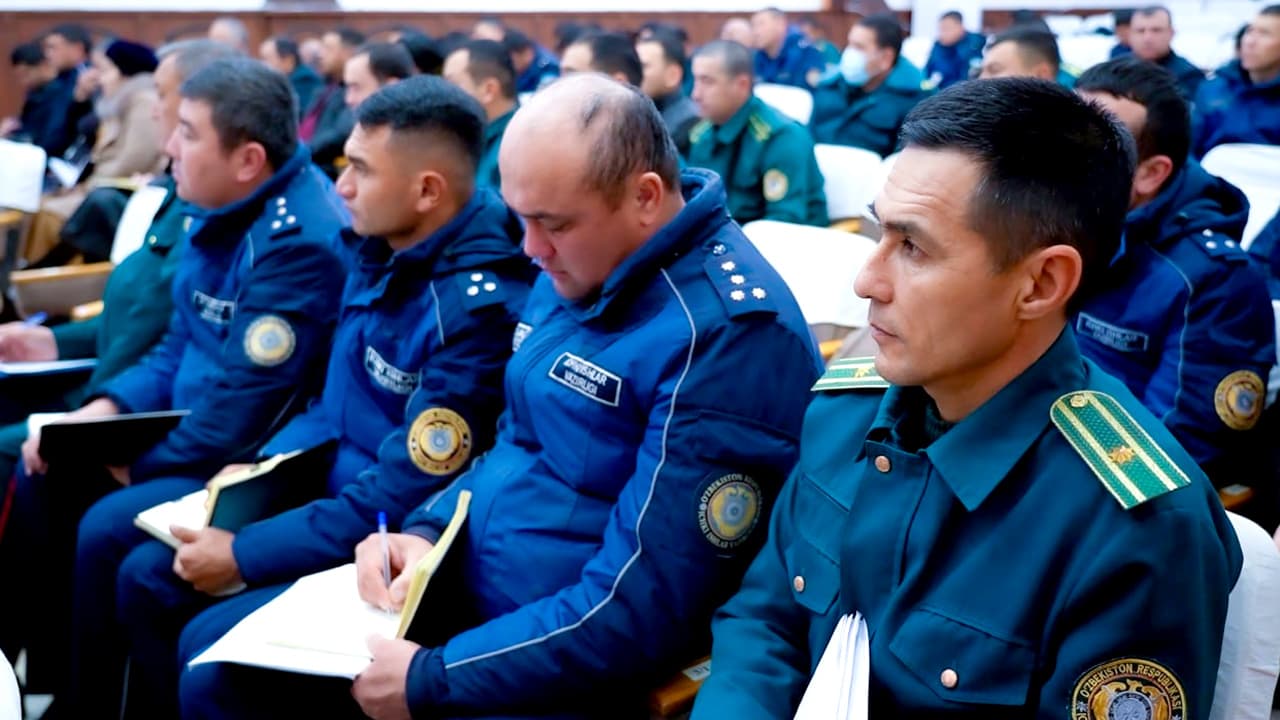 Қашқадарё вилояти ИИБ раҳбарияти томонидан Президент Қарорлари ижроси доирасида амалий семинар-тренинглар ўтказилди