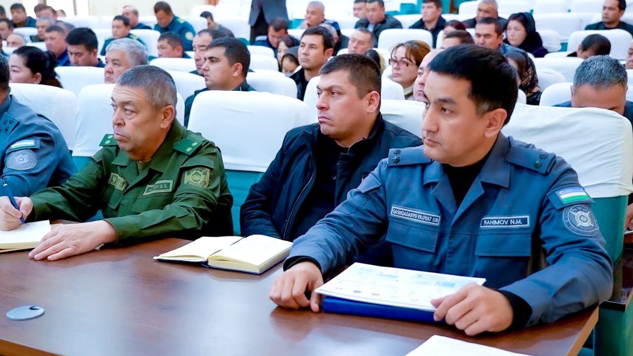 Қашқадарё вилояти ИИБ раҳбарияти томонидан Президент Қарорлари ижроси доирасида амалий семинар-тренинглар ўтказилди