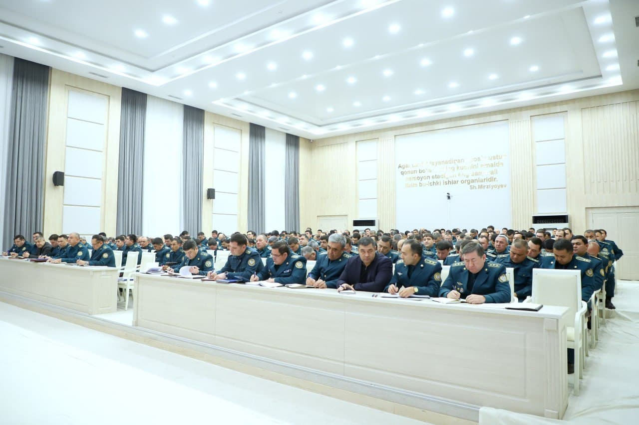 The Ministry of Internal Affairs summarized the results of 2025 in Tashkent region and outlined the top priorities for 2026