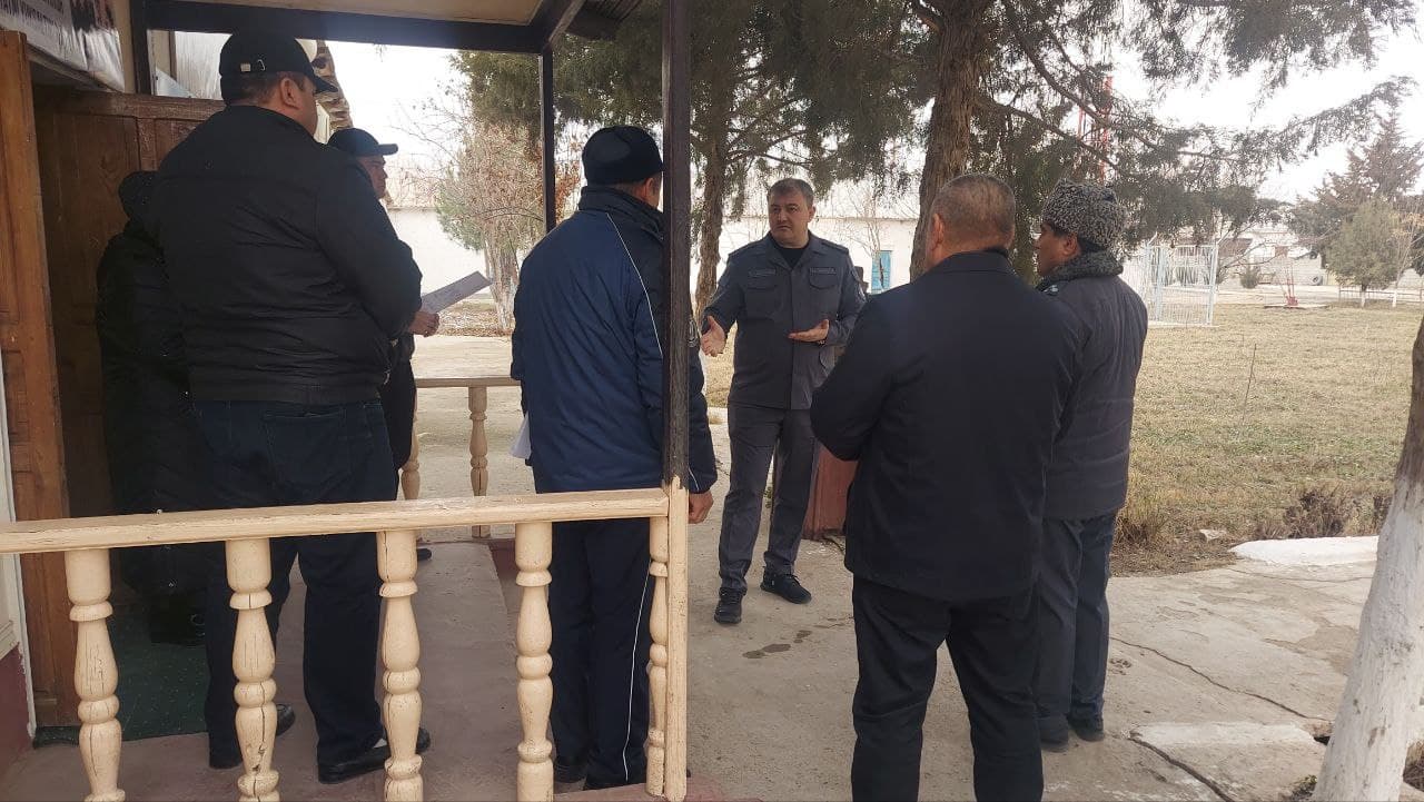 Surxondaryo viloyati Sherabod tumanida jinoyat va huquqbuzarliklarni barvaqt oldini olish hamda mahallalarda xavfsiz muhitni yaratish borasidagi ishlar oʻrganildi