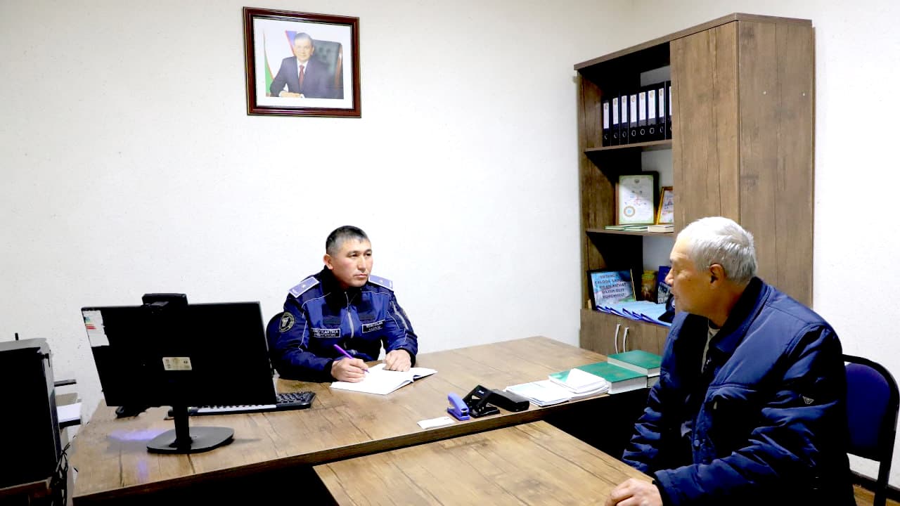 A review of measures for early crime prevention and mahalla safety was conducted in Saykhunabad district