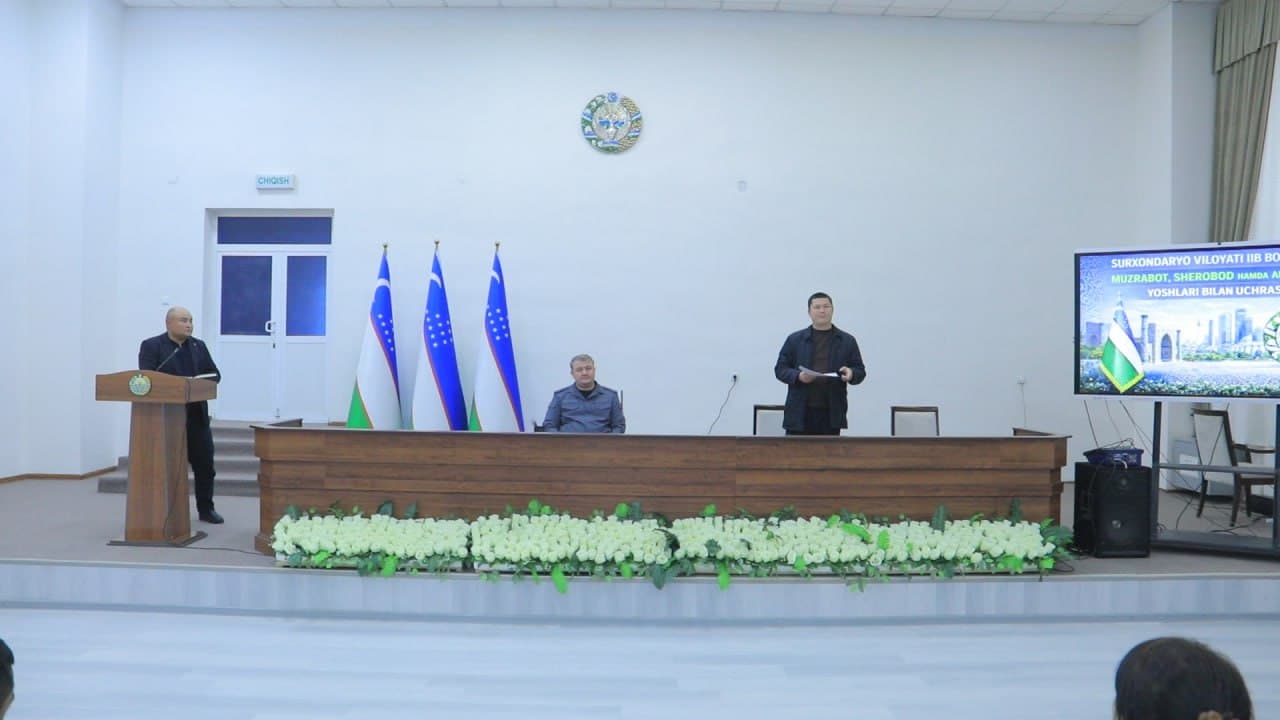 Surxondaryo viloyatida yoshlar bilan muloqot oʻtkazildi, shuningdek, viloyat mahallalarida xavfsiz muhit oʻrganildi