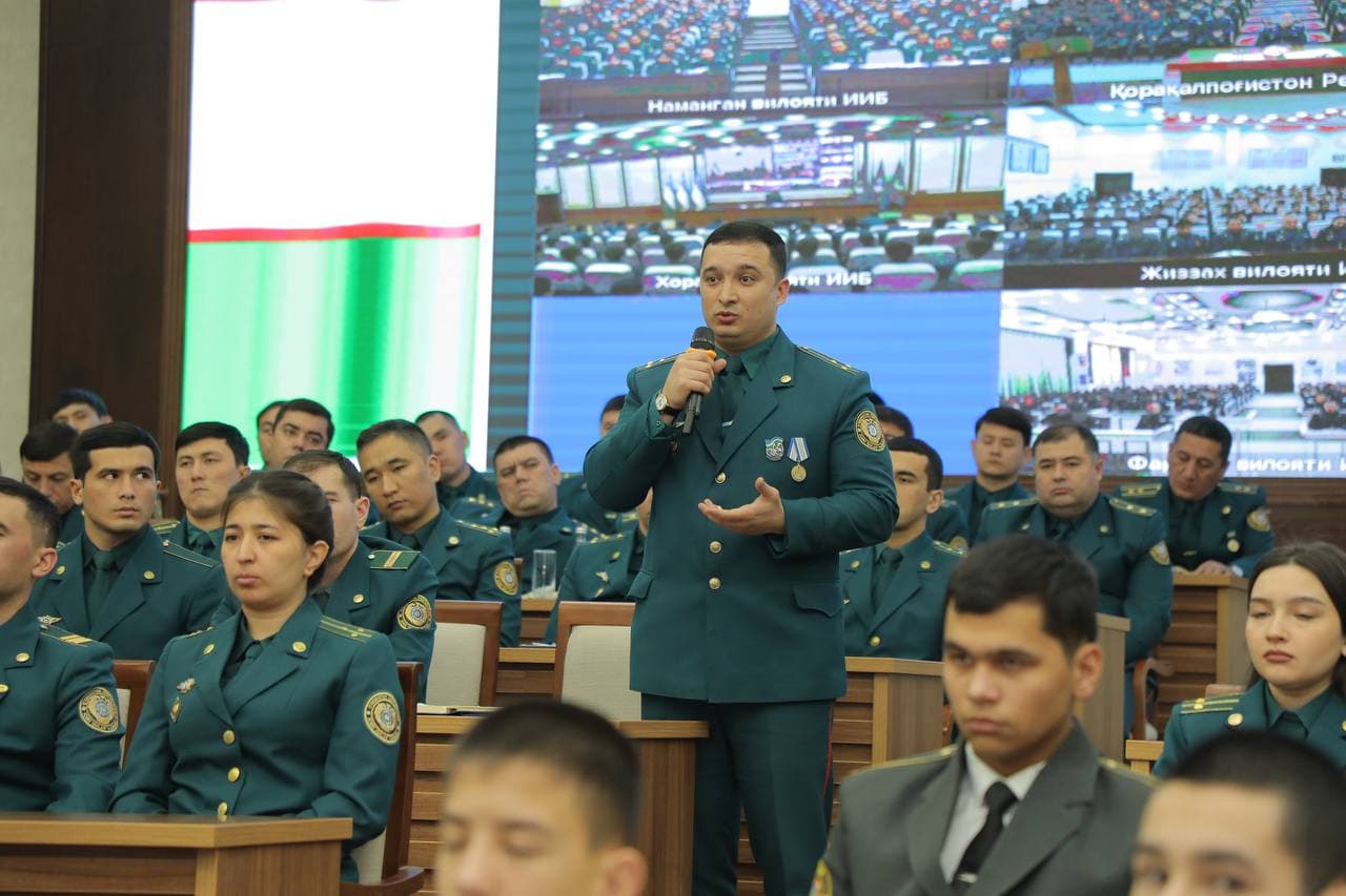 IIV Akademiyasida yosh xodimlar bilan ochiq muloqot oʻtkazilib, ularni qoʻllab-quvvatlash va rivojlantirishga qaratilgan vazifalar belgilab berildi