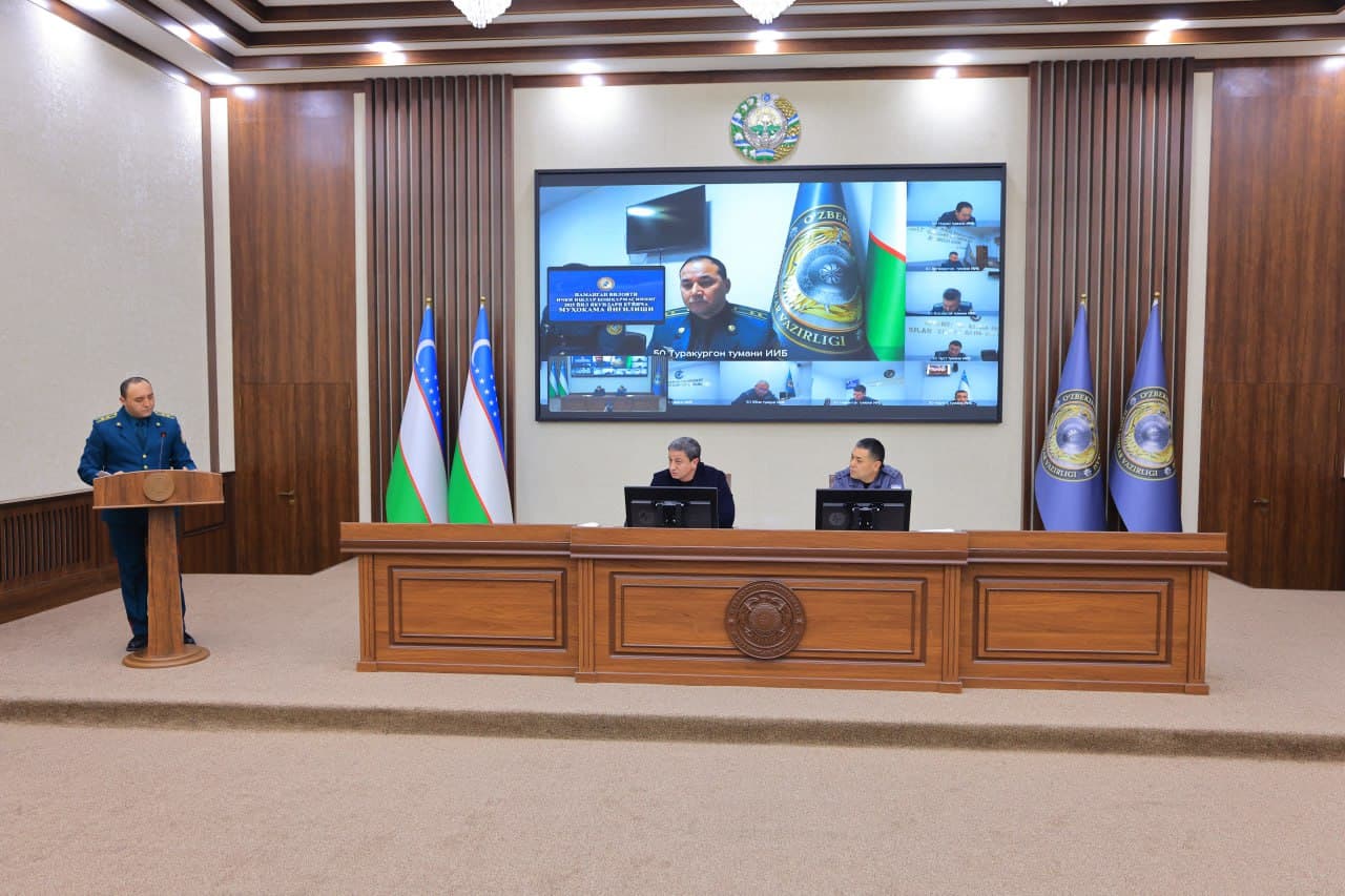 Namangan viloyati IIBning 2025-yildagi faoliyati yakunlari boʻyicha sarhisob yigʻilishi boʻlib oʻtdi