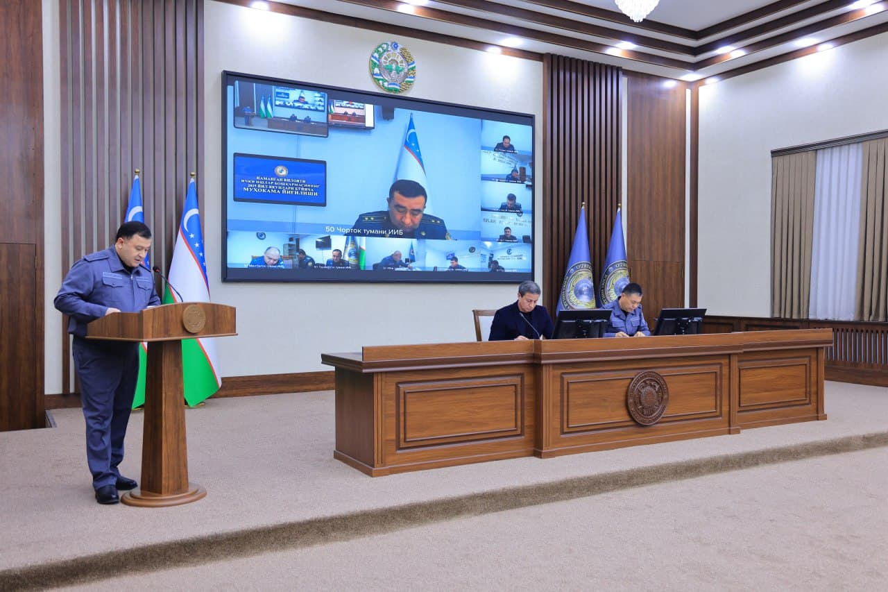 Namangan viloyati IIBning 2025-yildagi faoliyati yakunlari boʻyicha sarhisob yigʻilishi boʻlib oʻtdi