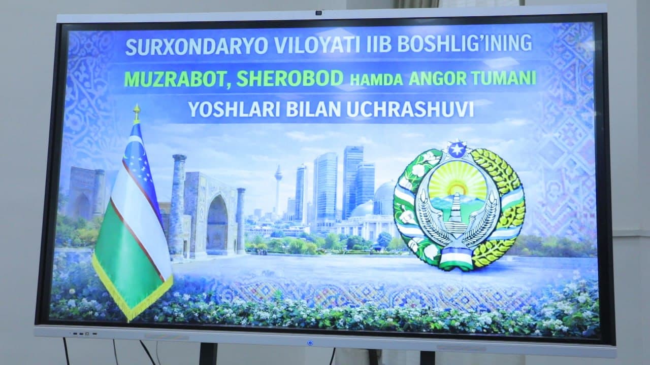 Surxondaryo viloyatida yoshlar bilan muloqot oʻtkazildi, shuningdek, viloyat mahallalarida xavfsiz muhit oʻrganildi