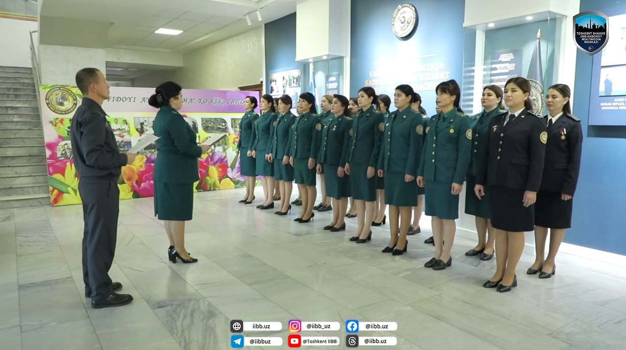 Тошкент шаҳар ИИББда “Фидойи аёл ходима” кўрик-танлови ғолиблари аниқланди