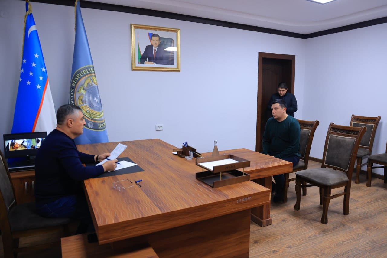 Buxoro viloyati IIBda navbatdagi fuqarolar qabuli boʻlib oʻtdi