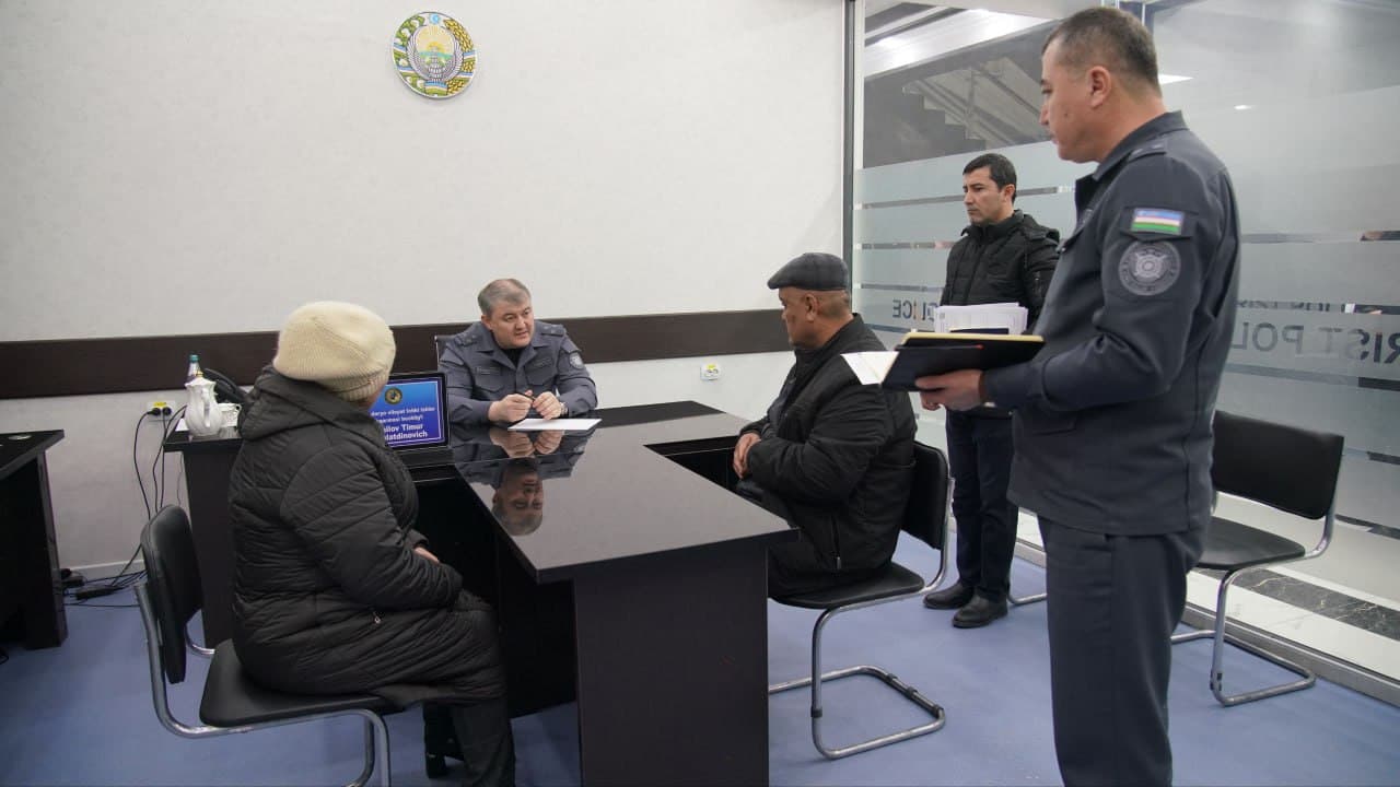 Surxondaryoda viloyat IIB hamda barcha shahar-tuman Ichki ishlar organlari rahbarlarining aholi murojaatlarini oʻrganish maqsadida shaxsiy qabullari boʻlib oʻtdi