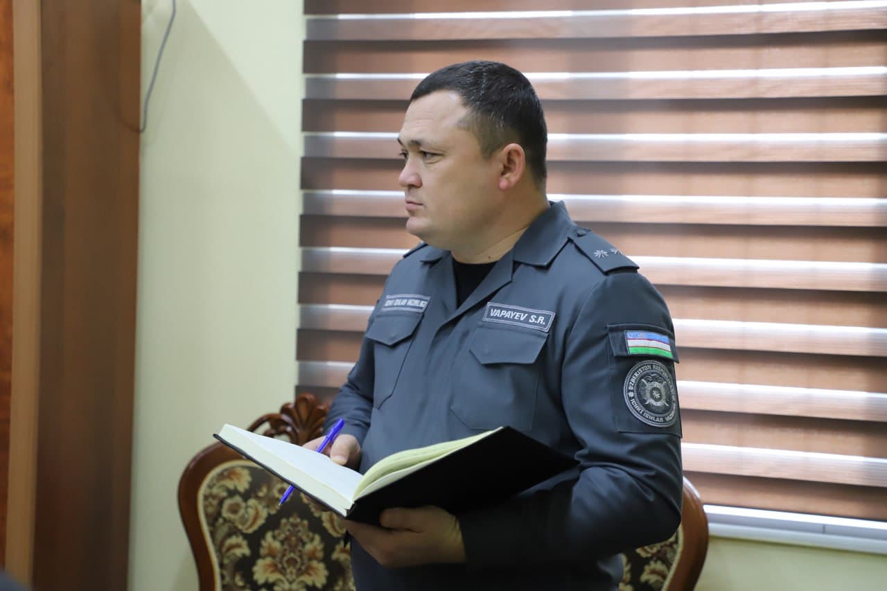 Xorazm viloyati IIB rahbariyati tomonidan navbatdagi sayyor qabul oʻtkazildi