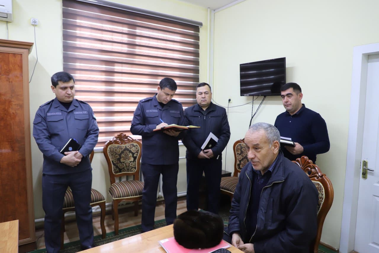 Xorazm viloyati IIB rahbariyati tomonidan navbatdagi sayyor qabul oʻtkazildi