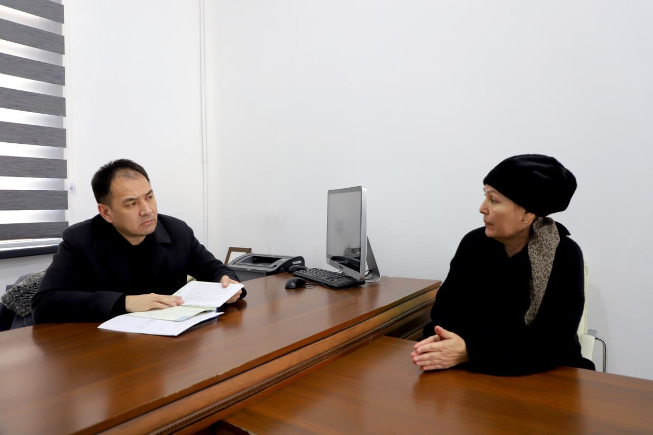 Sirdaryo viloyati IIB rahbariyati tomonidan navbatdagi qabul oʻtkazildi