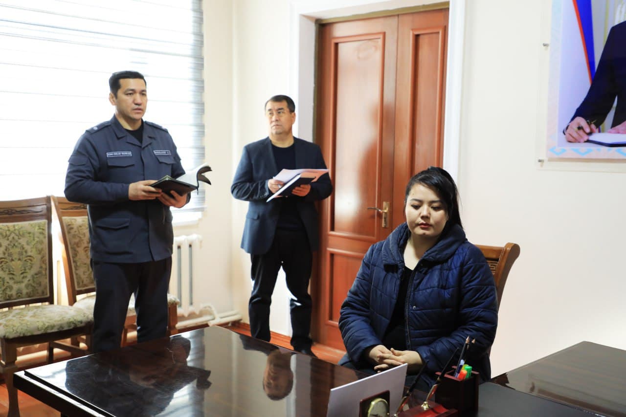 Қорақалпоғистон Республикаси Ички ишлар вазирлиги раҳбарияти томонидан жисмоний ва юридик шахсларнинг мурожаатларини кўриб чиқиш мақсадида навбатдаги шахсий қабул ўтказилди