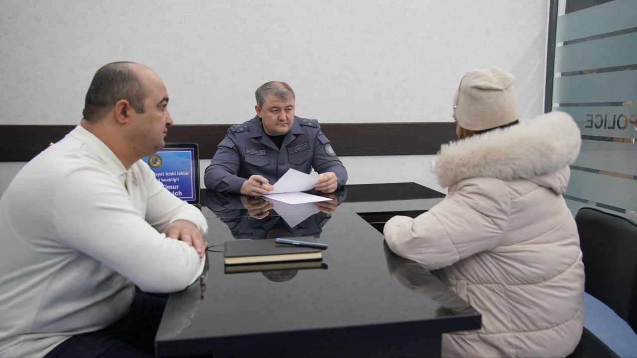 Surxondaryoda viloyat IIB hamda barcha shahar-tuman Ichki ishlar organlari rahbarlarining aholi murojaatlarini oʻrganish maqsadida shaxsiy qabullari boʻlib oʻtdi