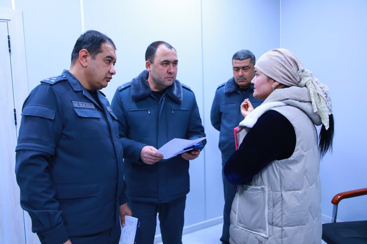 Samarqand viloyati Ichki ishlar boshqarmasida navbatdagi fuqarolar qabuli oʻtkazildi