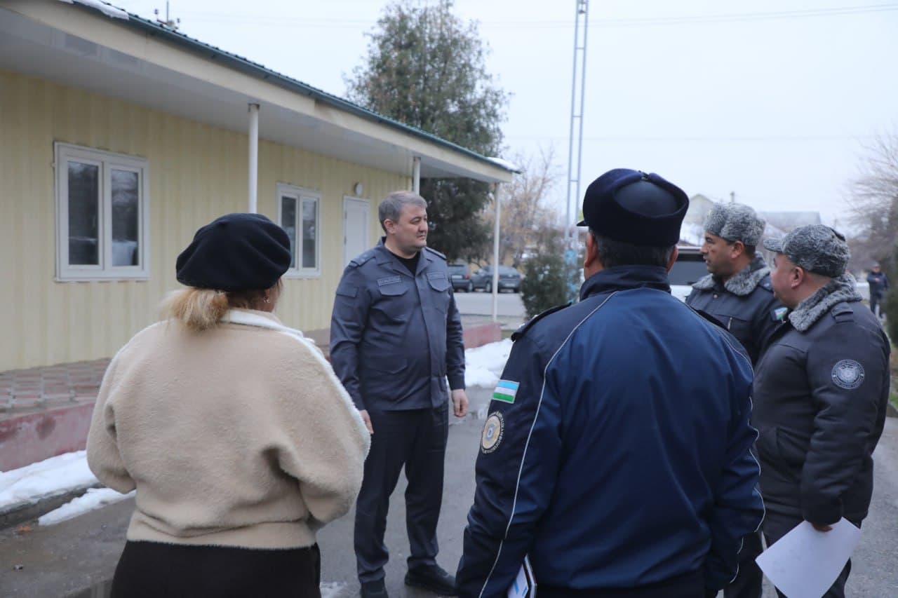 Surxondaryo viloyati Sariosiyo va Uzun tumanlarida jinoyat va huquqbuzarliklarni barvaqt oldini olish hamda mahallalarda xavfsiz muhitni yaratish borasidagi ishlar oʻrganildi