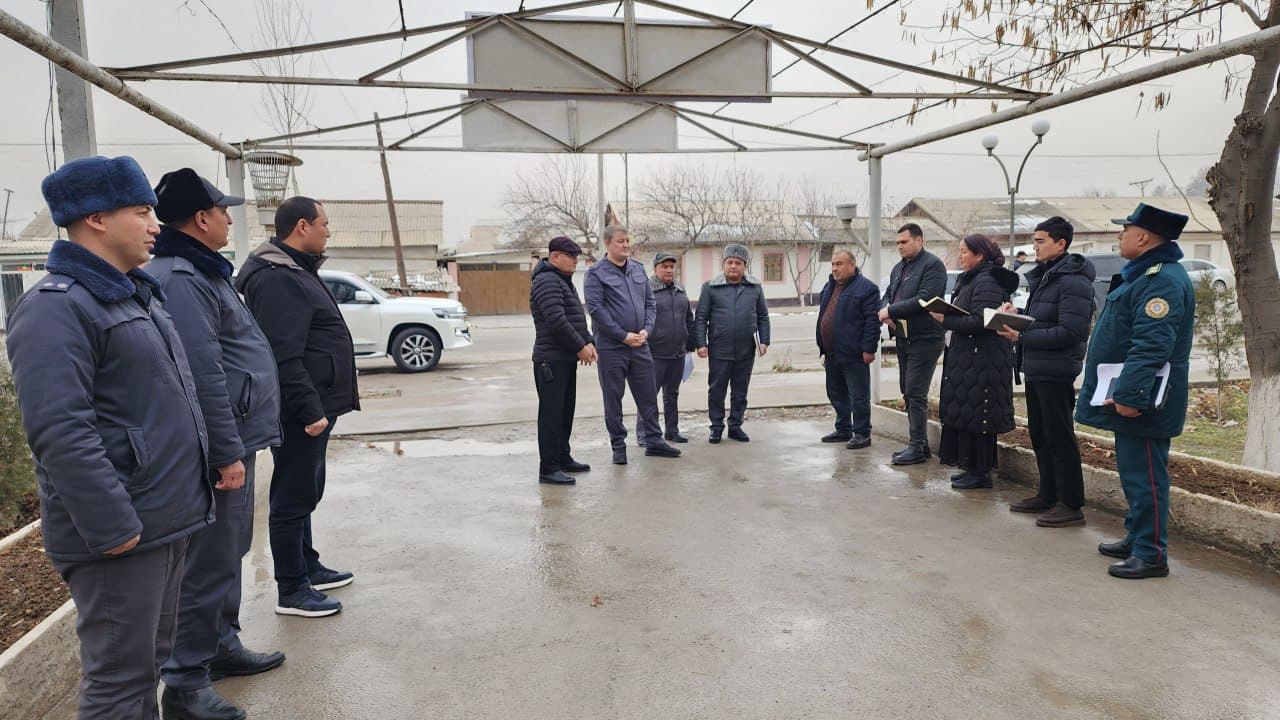 Surxondaryo viloyati Sariosiyo va Uzun tumanlarida jinoyat va huquqbuzarliklarni barvaqt oldini olish hamda mahallalarda xavfsiz muhitni yaratish borasidagi ishlar oʻrganildi